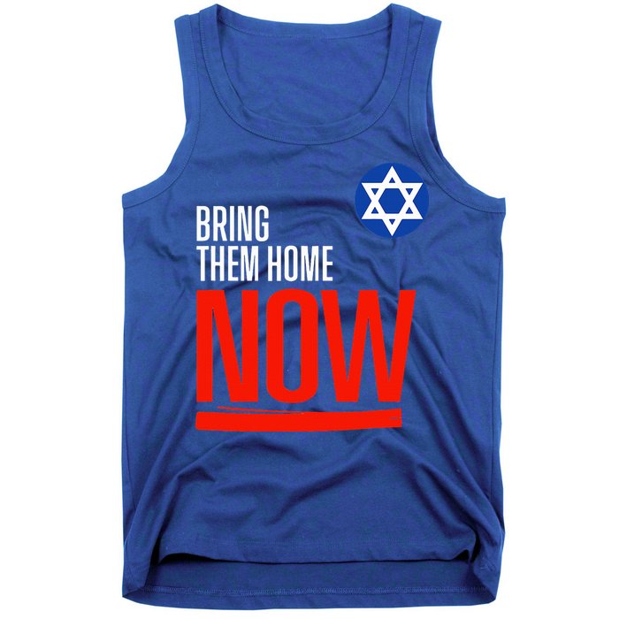 Bring Them Home Now! Stand With Israel Star of David Tank Top