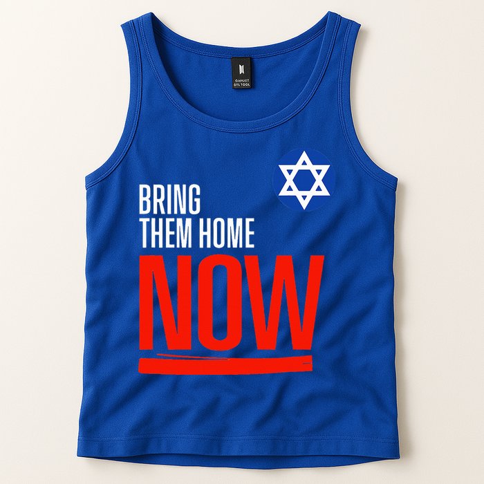 Bring Them Home Now! Stand With Israel Star of David Tank Top