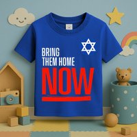 Bring Them Home Now! Stand With Israel Star of David Toddler T-Shirt