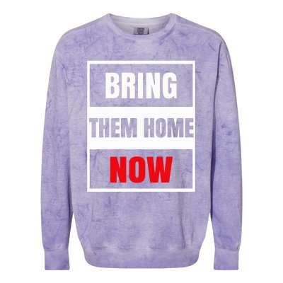 Bring Them Home Now Vintage Colorblast Crewneck Sweatshirt