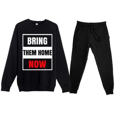 Bring Them Home Now Vintage Premium Crewneck Sweatsuit Set