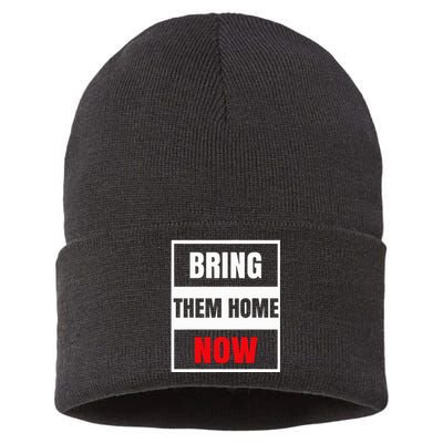 Bring Them Home Now Vintage Sustainable Knit Beanie