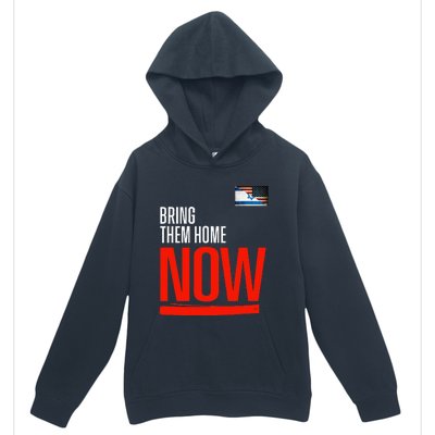 Bring Them Home Now! Stand With Israel Israel America Flag Urban Pullover Hoodie