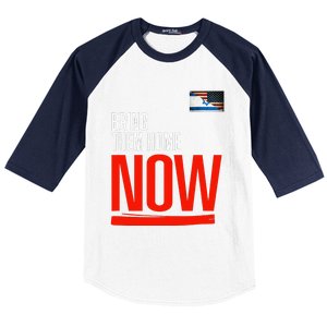 Bring Them Home Now! Stand With Israel Israel America Flag Baseball Sleeve Shirt