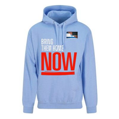 Bring Them Home Now! Stand With Israel Israel America Flag Unisex Surf Hoodie