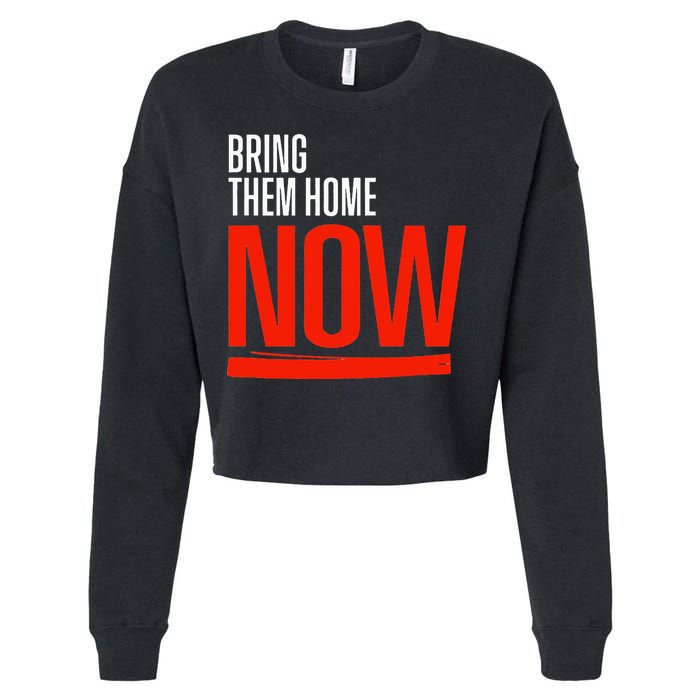 Bring Them Home Now Cropped Pullover Crew
