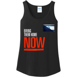 Bring Them Home Now! Stand With Israel Israel Alaska Flag Ladies Essential Tank