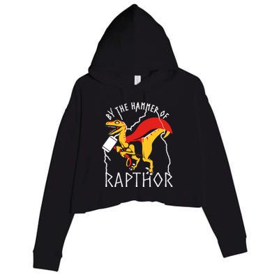By The Hammer Of Rapthor Crop Fleece Hoodie