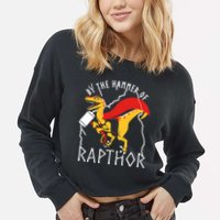 By The Hammer Of Rapthor Cropped Pullover Crew