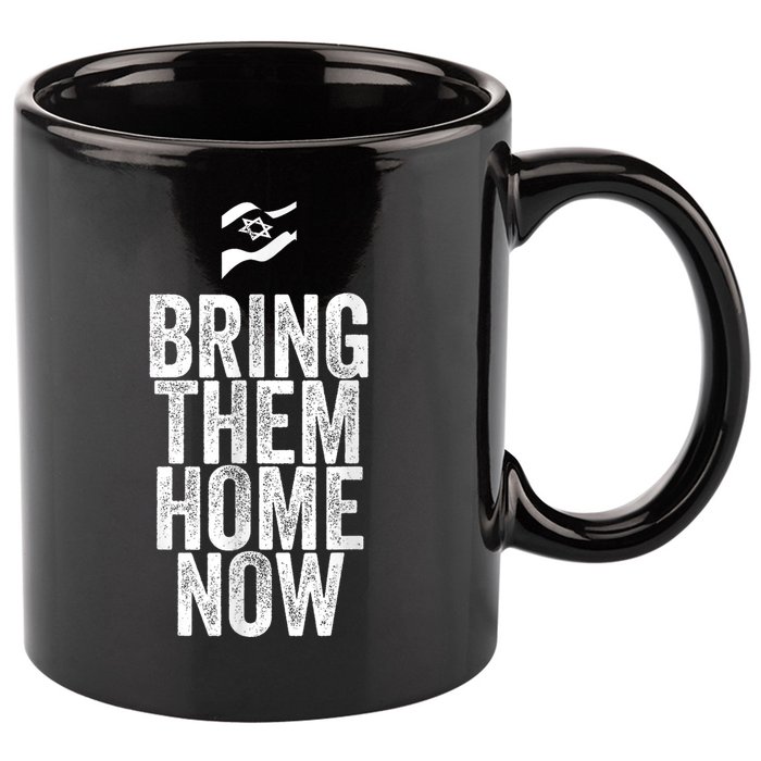 Bring Them Home Now I Stand With Israel 11oz C Handle Ceramic Mug