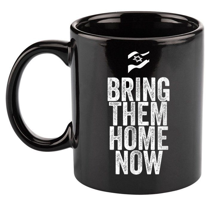 Bring Them Home Now I Stand With Israel 11oz C Handle Ceramic Mug