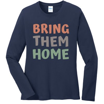 Bring Them Home Now Vintage Ladies Long Sleeve Shirt