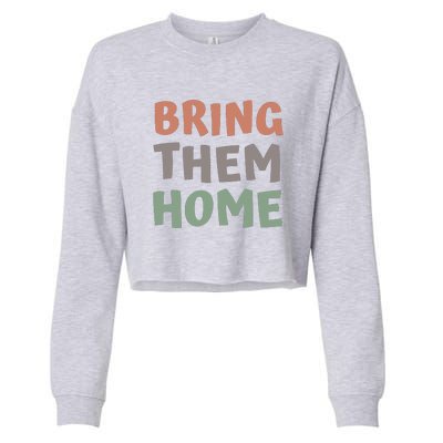 Bring Them Home Now Vintage Cropped Pullover Crew