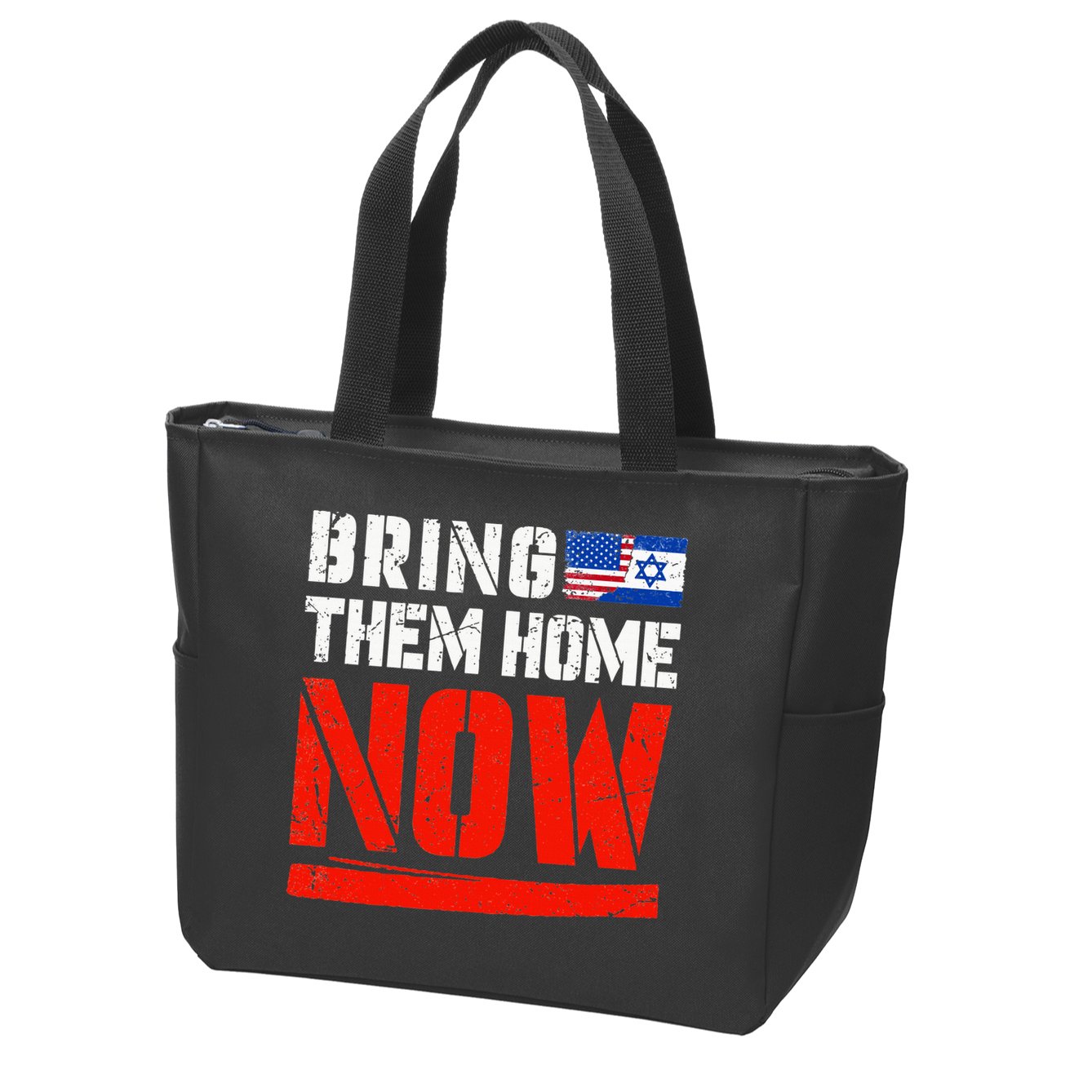 Bring Them Home Now  Bring Them Back  Israel Strong  Zip Tote Bag