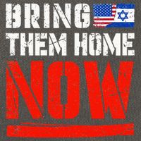 Bring Them Home Now  Bring Them Back  Israel Strong  Cotton Canvas Backpack