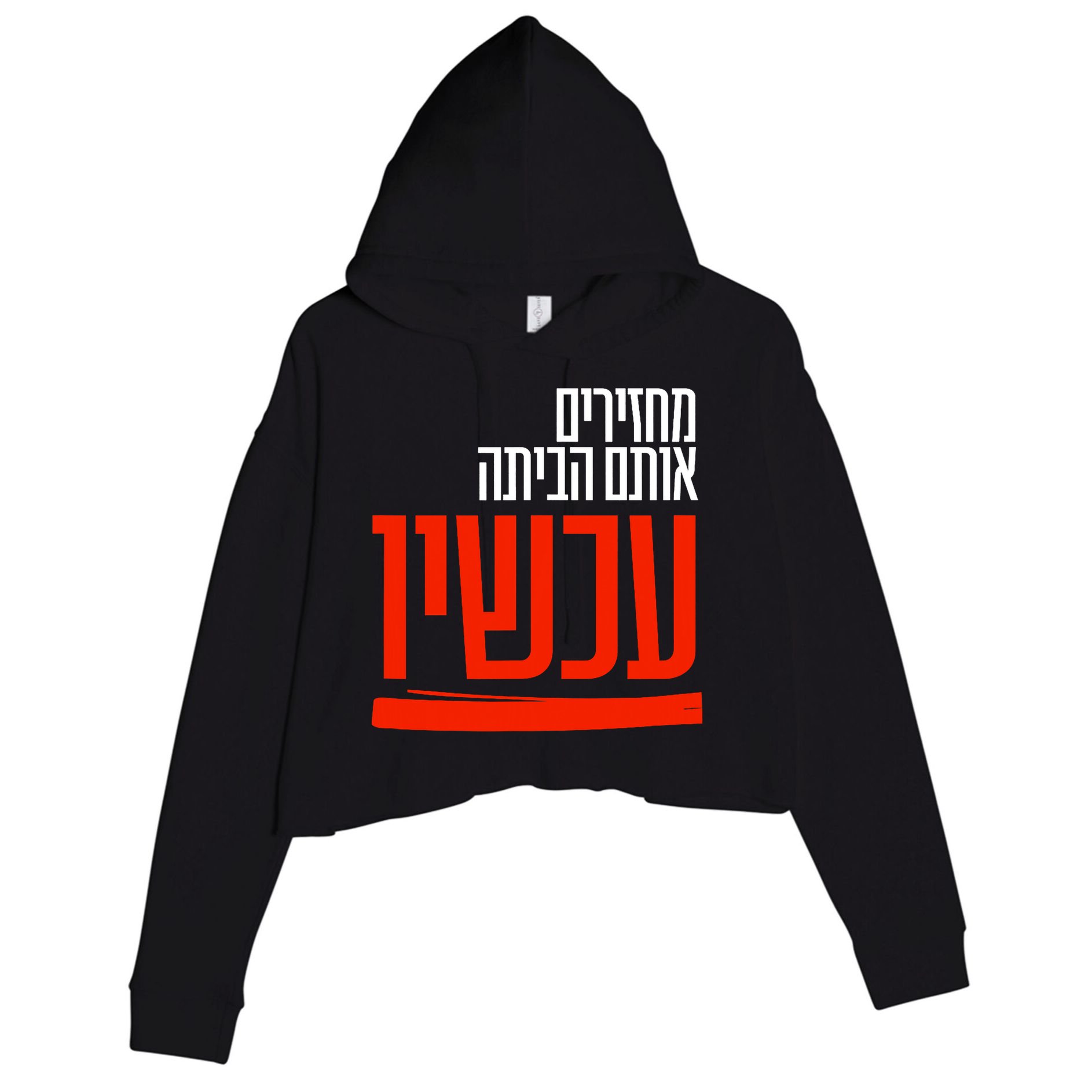 Bring Them Home Now Help Them Crop Fleece Hoodie