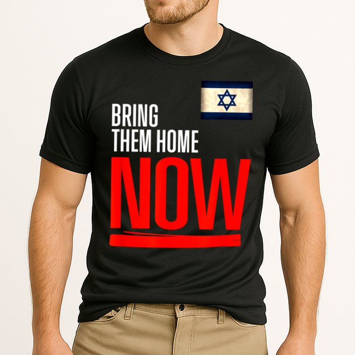 Bring Them Home Now! Stand With Israel Flag Cooling Performance Crew T-Shirt
