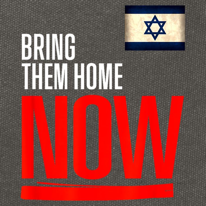 Bring Them Home Now! Stand With Israel Flag Cotton Canvas Backpack