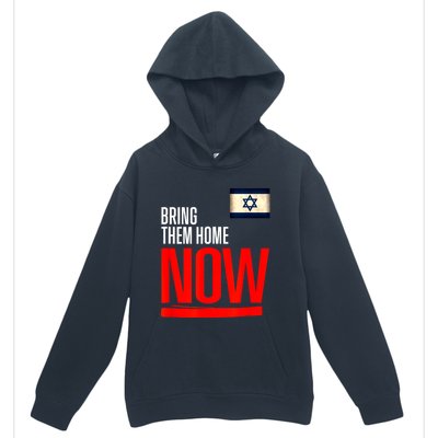 Bring Them Home Now! Stand With Israel Flag Urban Pullover Hoodie