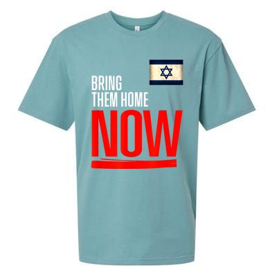 Bring Them Home Now! Stand With Israel Flag Sueded Cloud Jersey T-Shirt