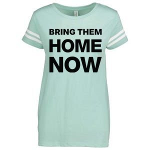 Bring Them Home Now Enza Ladies Jersey Football T-Shirt