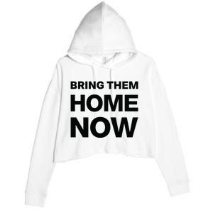 Bring Them Home Now Crop Fleece Hoodie