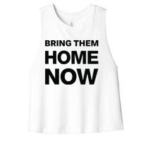 Bring Them Home Now Women's Racerback Cropped Tank