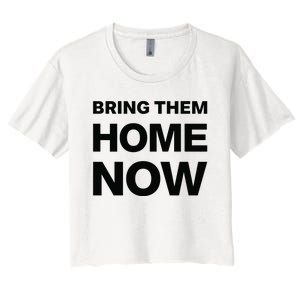 Bring Them Home Now Women's Crop Top Tee