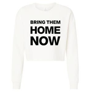 Bring Them Home Now Cropped Pullover Crew