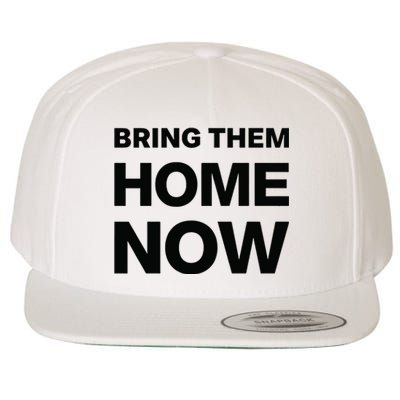 Bring Them Home Now Wool Snapback Cap