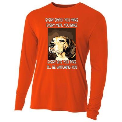 Beagles T I Will Be Watching You Cooling Performance Long Sleeve Crew