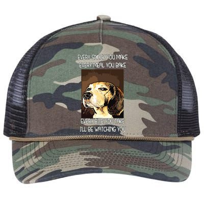 Beagles T I Will Be Watching You Retro Rope Trucker Hat Cap