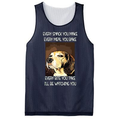 Beagles T I Will Be Watching You Mesh Reversible Basketball Jersey Tank