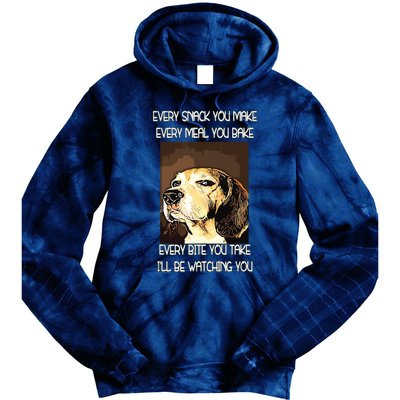 Beagles T I Will Be Watching You Tie Dye Hoodie