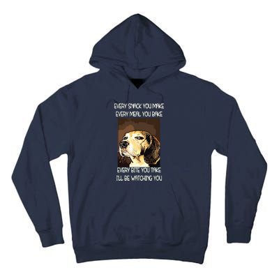 Beagles T I Will Be Watching You Tall Hoodie