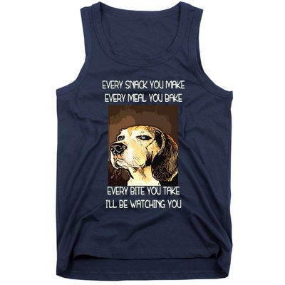 Beagles T I Will Be Watching You Tank Top