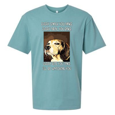 Beagles T I Will Be Watching You Sueded Cloud Jersey T-Shirt