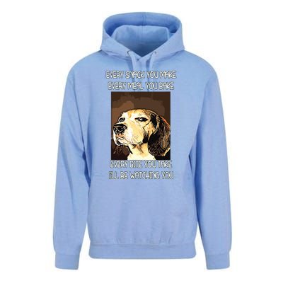 Beagles T I Will Be Watching You Unisex Surf Hoodie