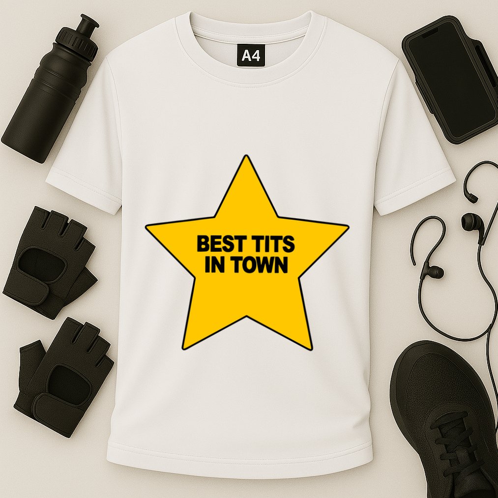 Best Tits In Town Cooling Performance Crew T-Shirt