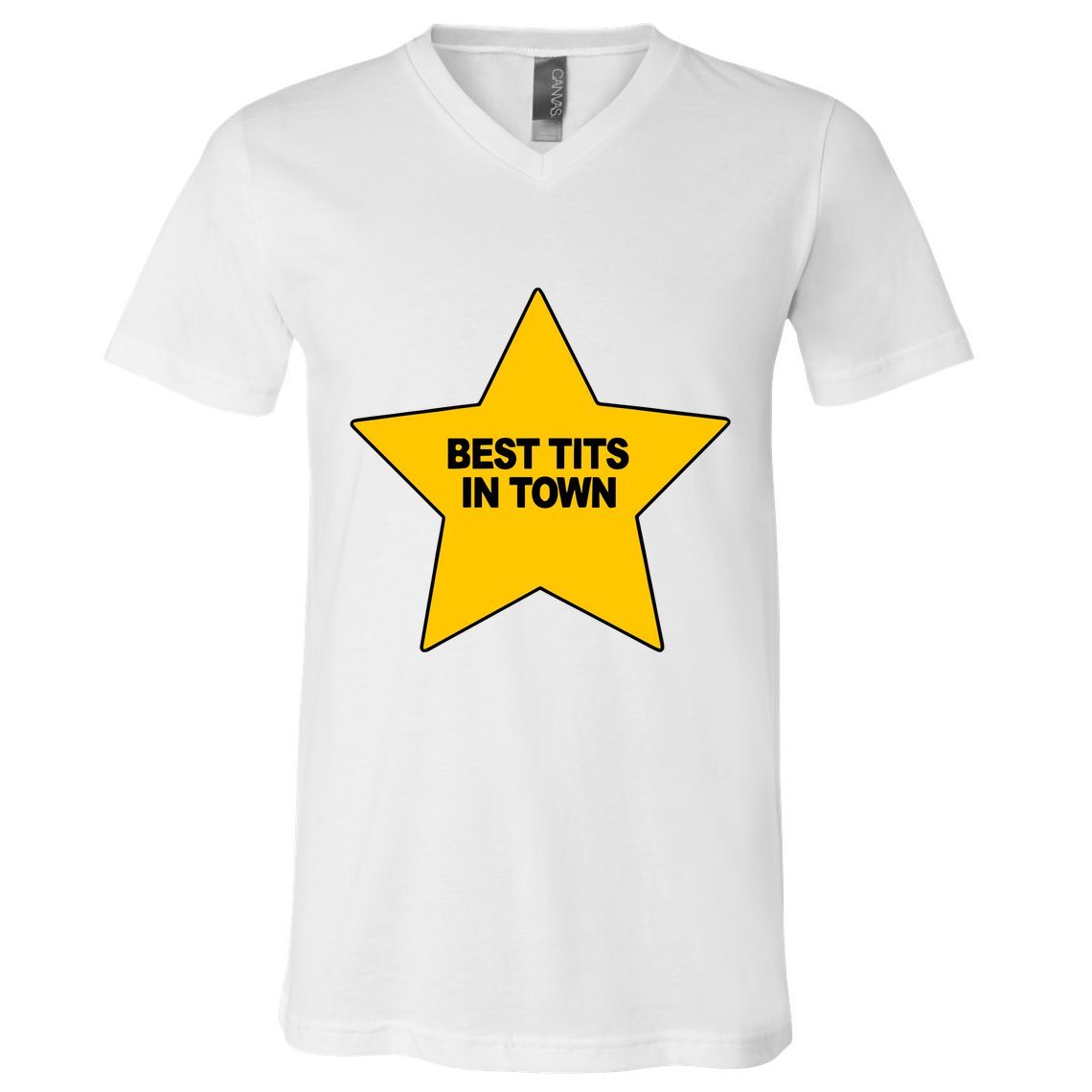 Best Tits In Town V-Neck T-Shirt