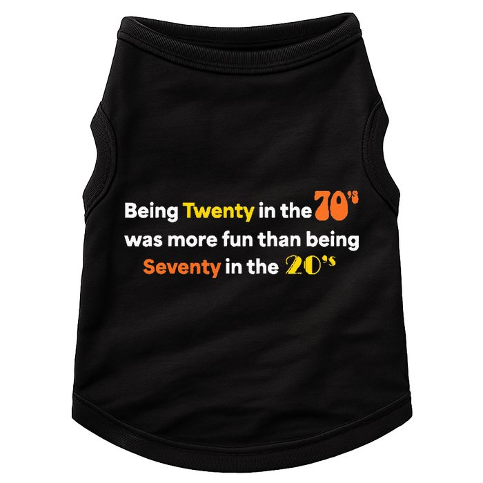 Being Twenty In The 70s Was Much More Fun Than Doggie Tank