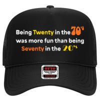 Being Twenty In The 70s Was Much More Fun Than High Crown Mesh Back Trucker Hat