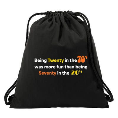 Being Twenty In The 70s Was Much More Fun Than Drawstring Bag