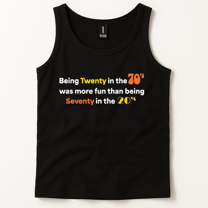 Being Twenty In The 70s Was Much More Fun Than Tank Top