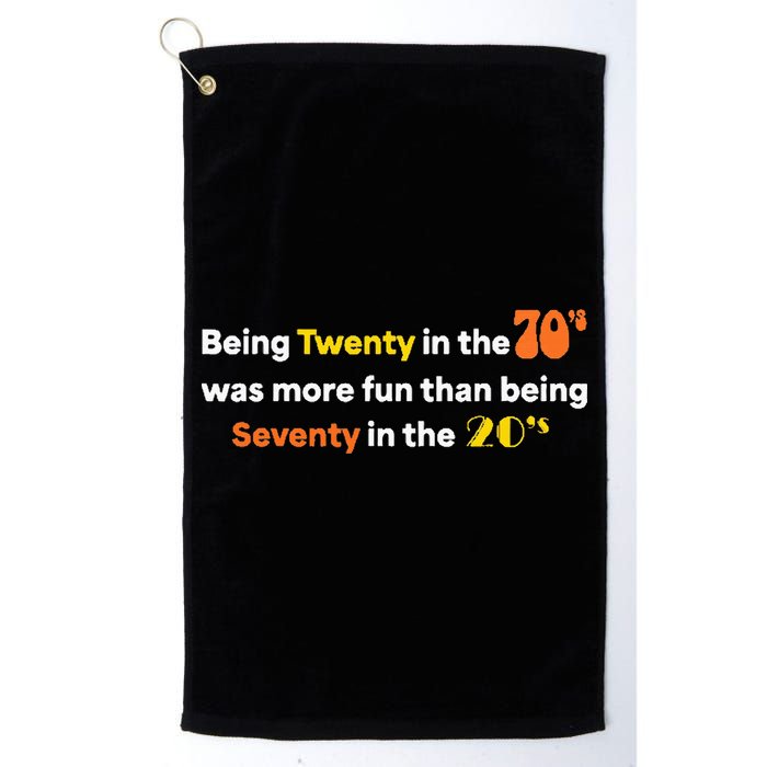 Being Twenty In The 70s Was Much More Fun Than Golf Towel
