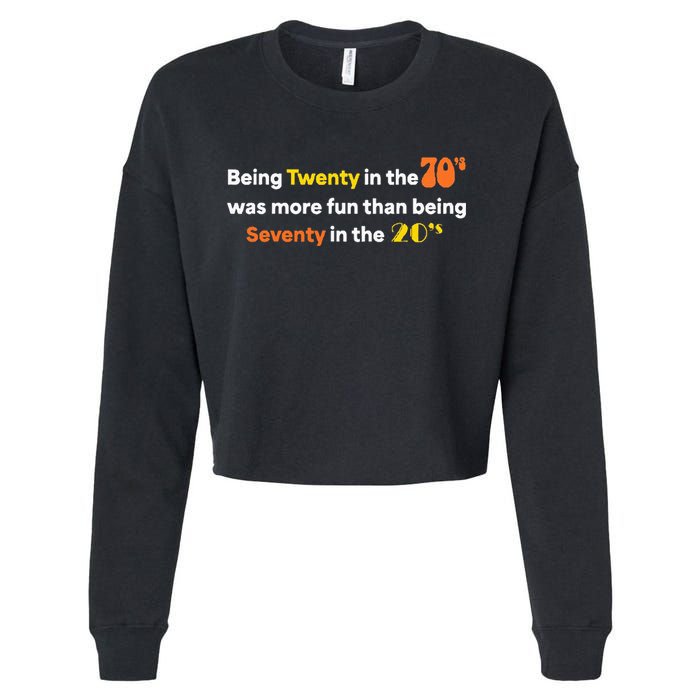 Being Twenty In The 70s Was Much More Fun Than Cropped Pullover Crew