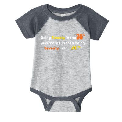 Being Twenty In The 70s Was Much More Fun Than Infant Baby Jersey Bodysuit