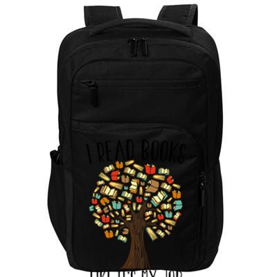 Book Tree I Read Books Like Its My Job Reading Book Lovers Gift Impact Tech Backpack