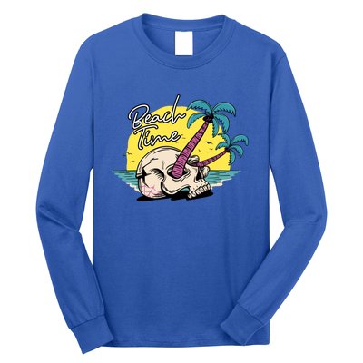 Beach Time Island Beach Funny Gift Long Sleeve Shirt