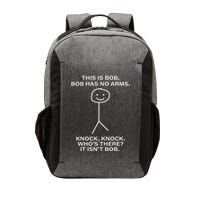 Bob This Is Bob. Bob Has No Arms Bob Name Personalized Vector Backpack